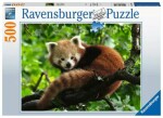 RAVENSBURGER Panda červená 500 dílků