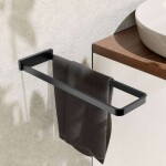 STEINBERG - 450 Držák ručníků, délka 35 cm, matná černá 450 2550 S