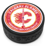 Mustang Puk Calgary Flames NHL Center Ice