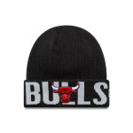 New Era Pánská zimní čepice Chicago Bulls NBA Knit medium Wordmark beanie