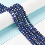 Přírodní lapis lazuli - třída A - ∅ 4 mm - 1 ks