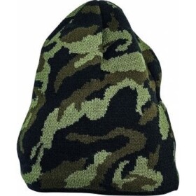 CRV Cerva Čepice CRAMBE pletená unisex s fleecovou podšivkou camouflage DOPRODEJ!!! XL/XXL - olivová camouflage