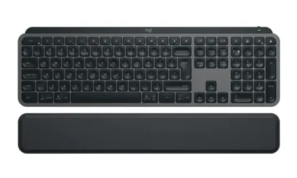 Logitech MX Keys S Plus šedá / bezdrátová klávesnice / USB-C / BT / US layout (920-011589)