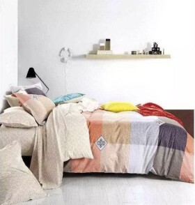 Barevné oboustranné ložní prádlo Šířka: 200 cm | Délka: 220 cm 2ks 70x80 cm (standard zdarma)