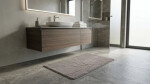 Koupelnová předložka SAT Cool 80x50 cm šedá SATDPREDCOSE SATDPREDCOSE
