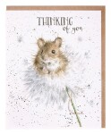 Přání Wrendale Designs Dandelion - Myška