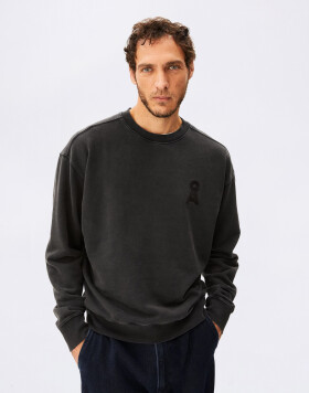 Armedangels Iconic Å GMT Dye Sweatshirt 105 black washed L