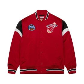 Mitchell & Ness Pánská bunda Miami Heat NBA Heavyweight Satin Velikost: S