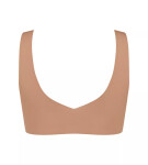 Dámská podprsenka ZERO Feel 2.0 Bralette - BROWN - hnědá 00CM - SLOGGI BROWN L