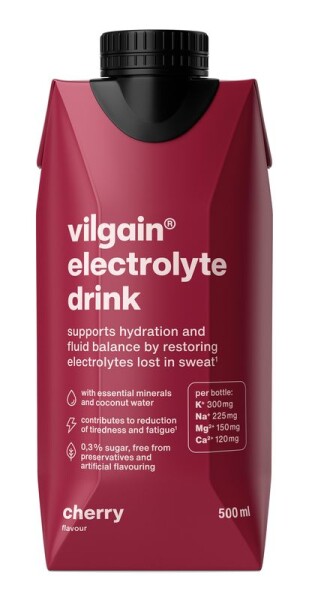 Vilgain Electrolyte Drink – třešeň 500 ml