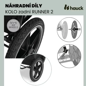 Hauck KOLO zadní Runner 2 pravé (NDHK27420-0-1P)