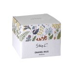 Pluto Design Smaltovaný plecháček Herbarium 350 ml, multi barva, smalt