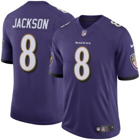 Nike Pánský dres Baltimore Ravens NFL Lamar Jackson #8 Speed Machine Limited - Fialová Velikost: XL