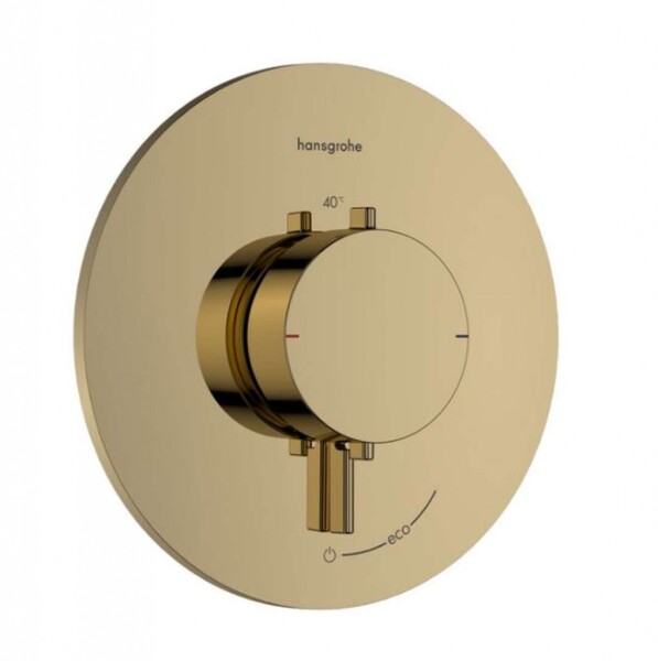 HANSGROHE - Ecostat Comfort S Sprchová baterie pod omítku, s termostatem, leštěný vzhled zlata 33714990