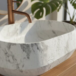 REA - Umyvadlo na desku Zoe Dune REA-U3538