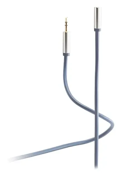 Shiverpeaks Flexline modrá / Prodlužovací audio kabel / Jack 3,5 mm / 3 m / kovový konektor (FL31-31041)