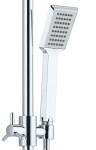 Eisl - Sprchový set s tropickým deštěm EASY COOL včetně sprchová baterie s roztečí 100mm DX12007/MK40304