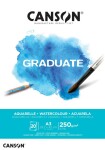 Canson Graduate Aquarelle blok A3 250g 20 listů