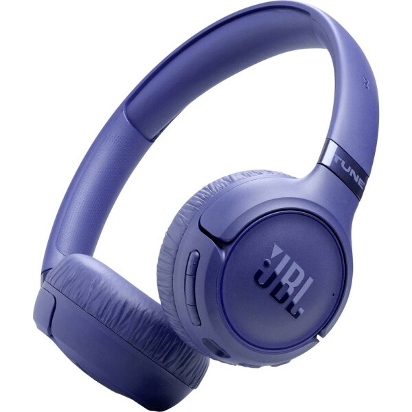 JBL Tune 680 NC sluchátka uzavřená (Over Ear) Bez kabelu, Bluetooth®, kabelová stereo modrá regulace hlasitosti, Vypnutí zvuku mikrofonu Hi-Fi