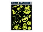 MFP MFP, 1041941, okenní fólie svítící, mix motivů Halloween, 1 ks
