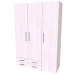 Nábytek Mikulík Skříň RIO 120-135 ROZMĚR: (š/v/h) 120 x 200 x 52 cm