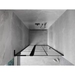 MEXEN/S - Mist L sprchové dveře křídlové levé 95, černá dekor, černá 8A4L-095-000-70-77-L