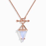 Royal Fashion náhrdelník 14K růžové zlato Vermeil SKA-N005-ROSEGOLD
