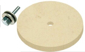 MAGG BL9340100 Kotouč leštící, 100mm, filc, trn do vrtačky