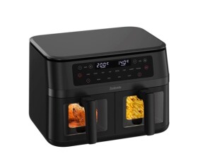 Salente DoubleAir, duální horkovzdušná fritéza, 11 l, černá
