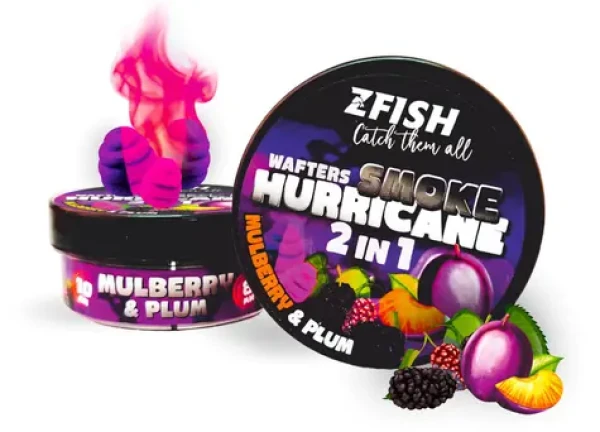 ZFISH Wafters Smoke Hurricane 2in1 Mulberry-Plum / 30 g / 8+10 mm