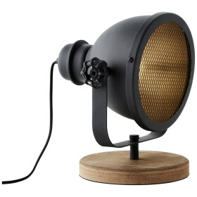 Brilliant Kiki HK19246S76 stolní lampa E27 černá (korund) , dřevo