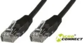 MicroConnect CAT6 U/UTP 1m CCA černá / PVC (B-UTP601S)