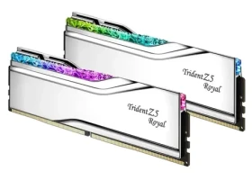 G.Skill Trident Z5 Royal RGB 32GB (2x16GB) 7200Mhz stříbrná / CL34-45-45-115 / DIMM / Non-ECC / XMP 3.0 (F5-7200J3445G16GX2-TR5S)
