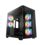 DEEPCOOL Case CG590U 5F, ATX, Průhledná bočnice, 5x120mm ARGB Fan, černá EDF_1808150