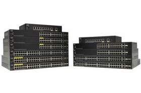 Cisco SF350-24MP / 24x 10/100 RJ-45 / 2x SFP / 2x Combo Gbps / QoS / PoE / VLAN (SF350-24MP-K9-EU)