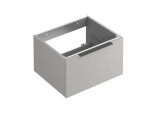 KLUDI - Icos Umyvadlová skříňka, 60x50x35 cm, 1 zásuvka, matná písečně šedá 50S60O2