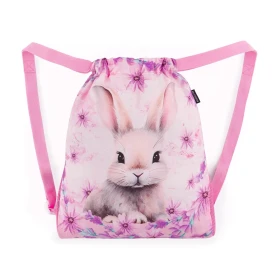 Bagmaster SÁČEK LUMI 25 A školní na přezůvky / tělocvik – králíček Růžová 1,5 l 230379