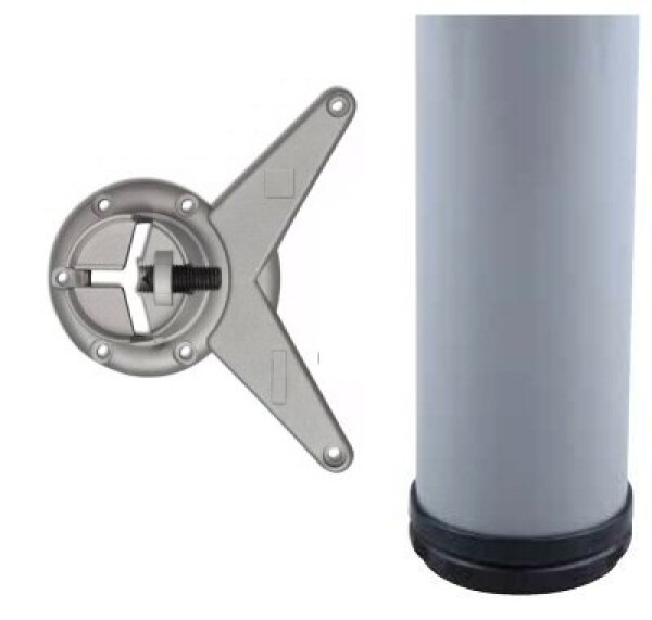 Incoll stolová noha šedá 1100x60 (24_GP00_110_09)