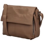 Stylová dámská koženková crossbody kabelka Teaga, khaki