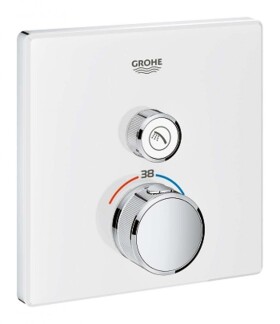 GROHE - Grohtherm SmartControl Termostatická sprchová baterie pod omítku s 1 ventilem, měsíční bílá 29153LS0
