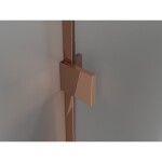 MEXEN/S - Lunar L Duo sprchové dveře křídlové 200, transparent, růžové zlato 834DL-200-000-60-00