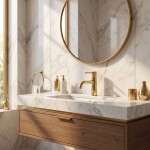 REA - Umyvadlová baterie Venti Gold Low REA-B9788