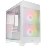 Lian Li Lacool 205M Mesh bílá / mATX / mini-ITX / 2xUSB 3.2 A / bez zdroje / průhledná bočnice (LANCOOL 205M Mesh Snow)