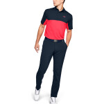 Pánské polo tričko 1355485 Performance SS20 - Under Armour Barva: tmavě modrá s korálovou, Velikost: S/M