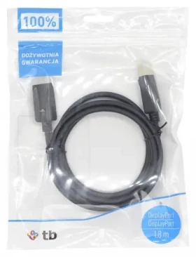 Kabel DisplayPort M/M 1,8 m černá / Kabel DisplayPort / v1.1 (AKTBXVDMDPPG18B)