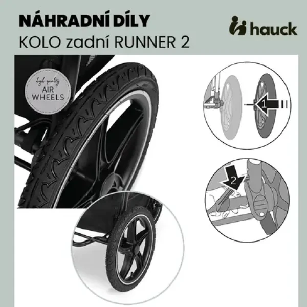 Hauck KOLO zadní Runner 2 pravé (NDHK27420-0-1P)