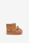 Zateplené Dětské Kotníkové Sněhule Lamy Camel Esandira 29