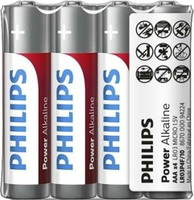 Philips baterie AAA Power Alkaline - 4ks (LR03P4F/10)