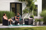 Keter CLAIRE SEATERS SOFA set grafit