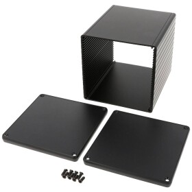 Hammond Electronics 1455NS1202BK univerzální pouzdro 120 x 103 x 103 hliník extrudovaný černá 1 ks